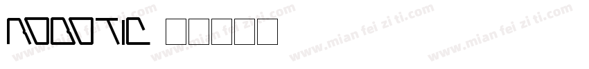 robotic字体转换
