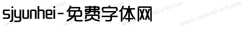 sjyunhei字体转换