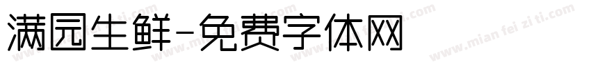 满园生鲜字体转换