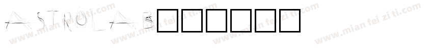 astrolab字体转换