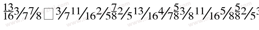 MidlineDemoSansSeri字体转换