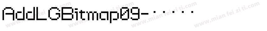 AddLGBitmap09字体转换