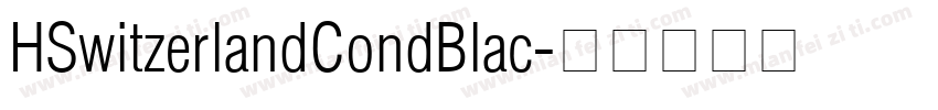 HSwitzerlandCondBlac字体转换