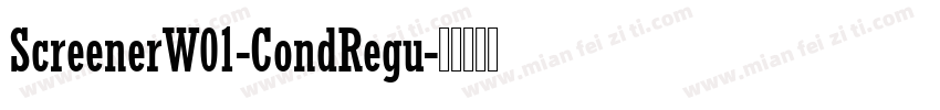 ScreenerW01-CondRegu字体转换