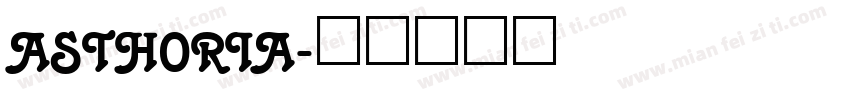 Asthoria字体转换