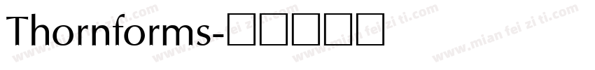 Thornforms字体转换