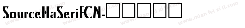 SourceHaSerifCN字体转换