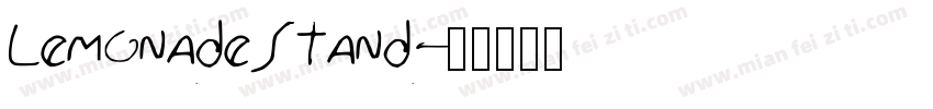 LemonadeStand字体转换