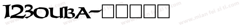 123ouba字体转换