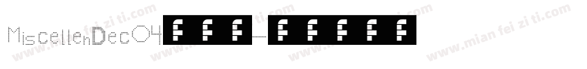 MiscellenDecO4生成器字体转换