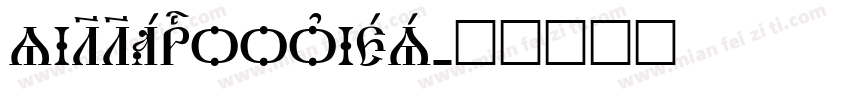 Zillaroonies字体转换