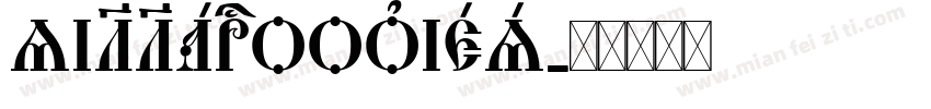 Zillaroonies字体转换