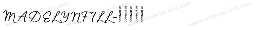 MADELYNFILL字体转换