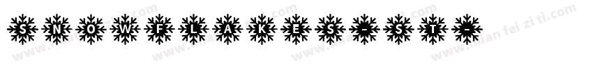 Snowflakes-St字体转换