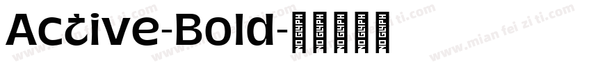 Active-Bold字体转换
