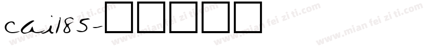 cai185字体转换