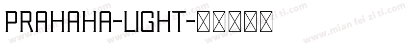 Prahaha-Light字体转换