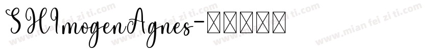 SHImogenAgnes字体转换