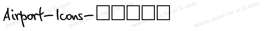 Airport-Icons字体转换