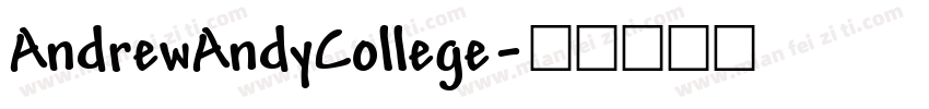 AndrewAndyCollege字体转换