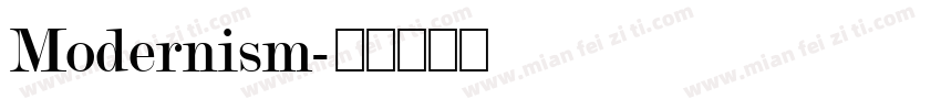 Modernism字体转换