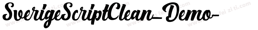 SverigeScriptClean_Demo字体转换