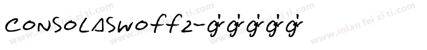 Consolaswoff2字体转换