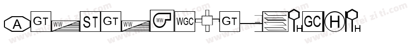 xinpingheitc-w2字体转换