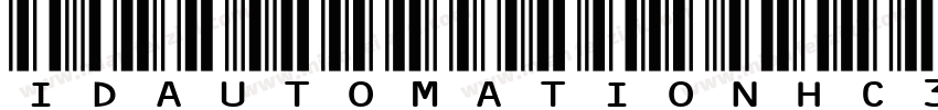 IDAutomationHC39M字体转换