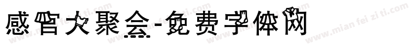 感官大聚会字体转换