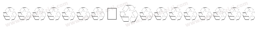 Recycle-Alternate字体转换