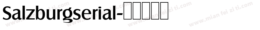 Salzburgserial字体转换