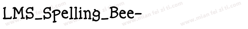 LMS_Spelling_Bee字体转换