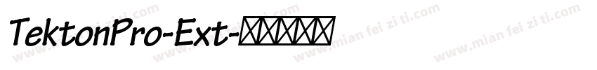 TektonPro-Ext字体转换
