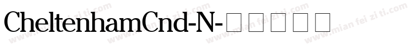 CheltenhamCnd-N字体转换