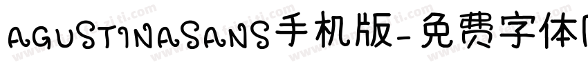 AGUSTINASANS手机版字体转换