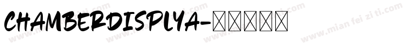 chamberDisplya字体转换