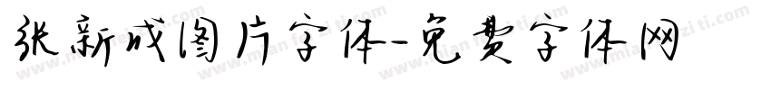 张新成图片字体字体转换