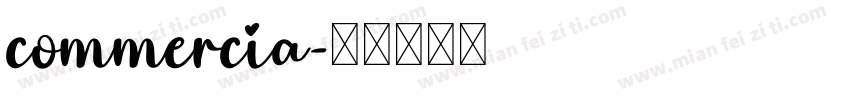 commercia字体转换