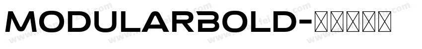ModularBold字体转换