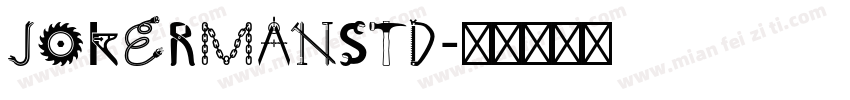 JokermanStd字体转换