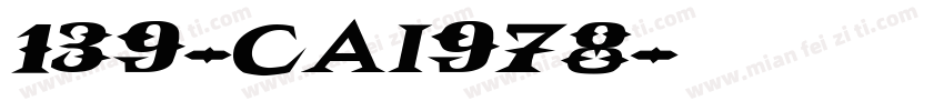 139-CAI978字体转换