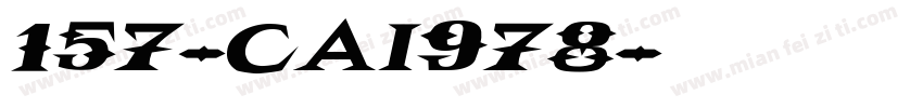 157-CAI978字体转换