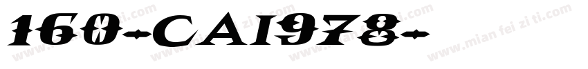 160-CAI978字体转换