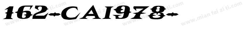 162-CAI978字体转换