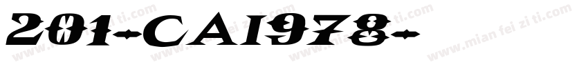 201-CAI978字体转换