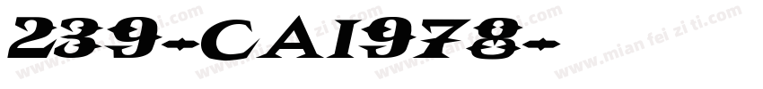 239-CAI978字体转换