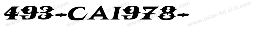 493-CAI978字体转换