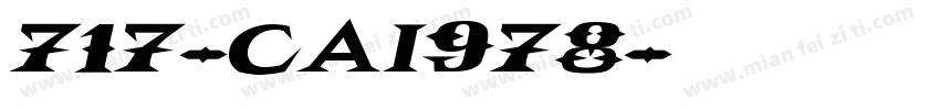 717-CAI978字体转换