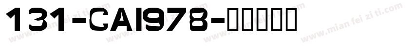 131-CAI978字体转换